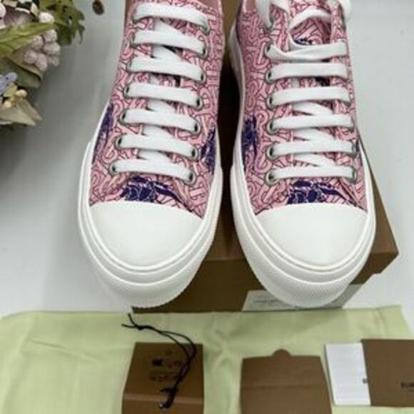 Women’s Burberry Jack TB monogram sneakers size 41 fits 10.5 US - Picture 6 of 13
